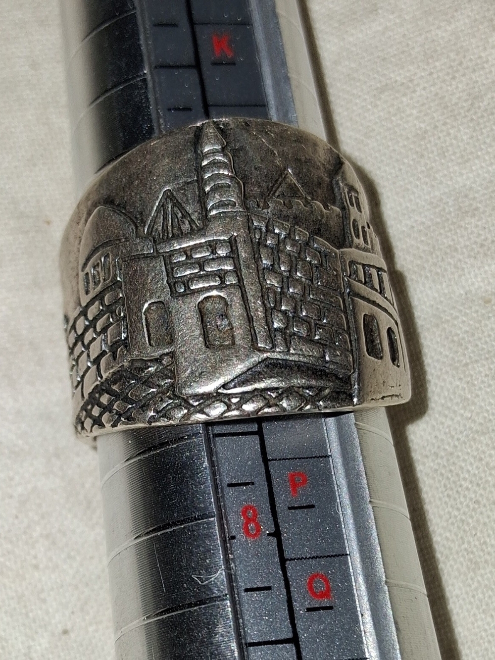 Sterling Silver Passage to Isreal the Walls of Jericoh s7 Ring - 925 Silver